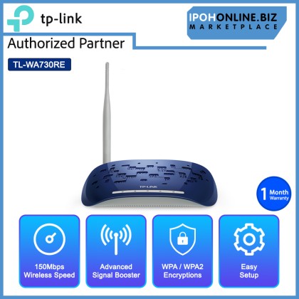 TP-LINK 150Mbps WIRELESS N Range Extender (TL-WA730RE) TP-LINK 150Mbps WIRELESS N Range Extender (TL-WA730RE)